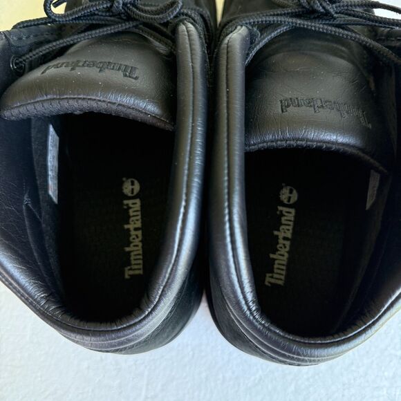Timberland Newtonbrook Moc Toe Chukka Black Men’s Shoes A28F9 Size 9.5 main image 4